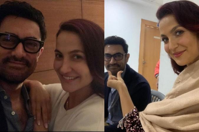 Leaked clip of Aamir Khan;s sensual dance with Elli Evram at a nightclub  for a film shoot goes viral, Elli pens a heartfelt note for the  perfectionist (Watch) - IBTimes India