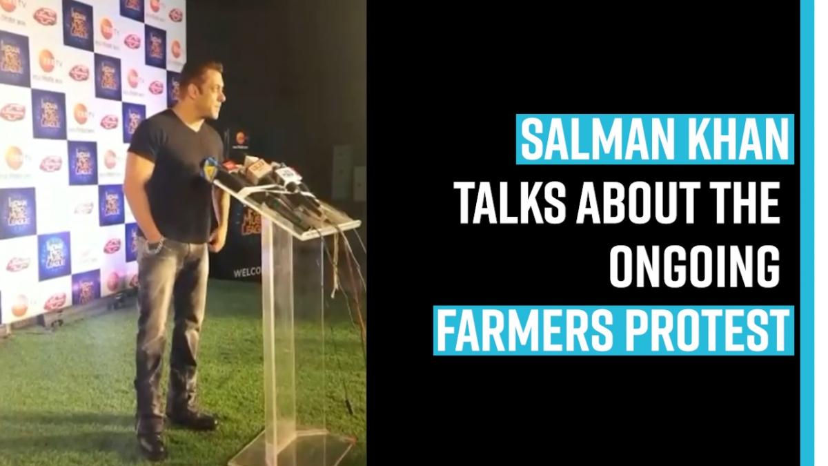 Salman Khan talks about the ongoing farmers protest