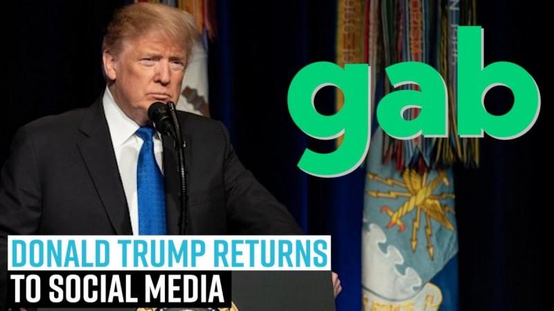 Donald Trump returns to social media