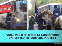 Fact-check: Viral video of Nihang Sikhs attacking bus is old, unrelated to farmers' protest