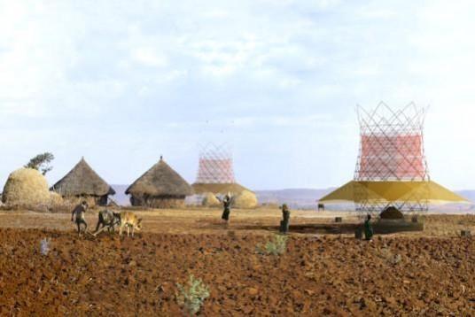 Warka Water tower. Credit@Twitter water tower