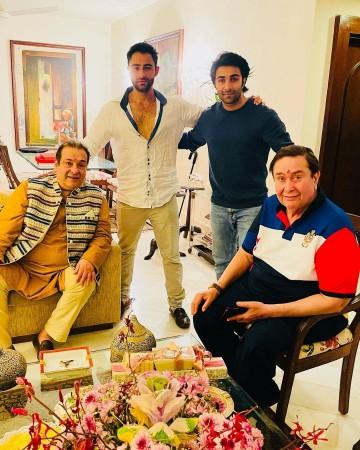 Rajiv Kapoor, Armaan Jain, Aadar Jain