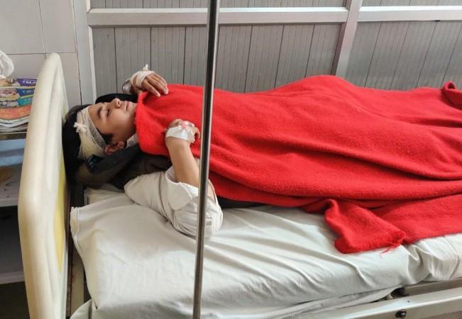 The woman tea vendor is undergoing treatment at a hospital in Meerut Arshi