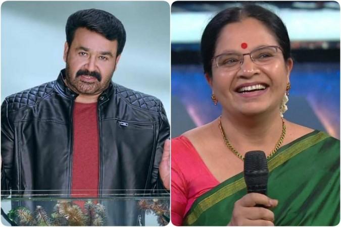 Mohanlal (Left), Bhagyalakshmi (Right) bhagyalakshmi mohanlal