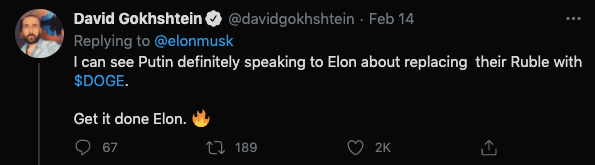 Musk invites Putin