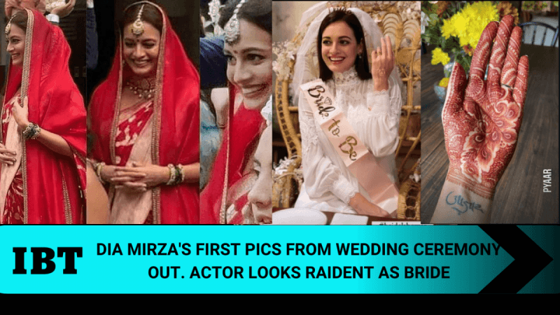 Dia Mirza, Vaibhav Rekhi's Wedding pics