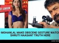 Fact-check Mohanlal viral video