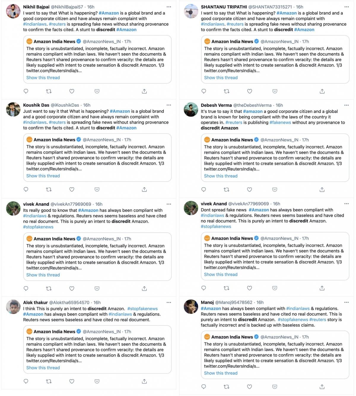 Amazon India just take a cue from BJP IT cell playbook