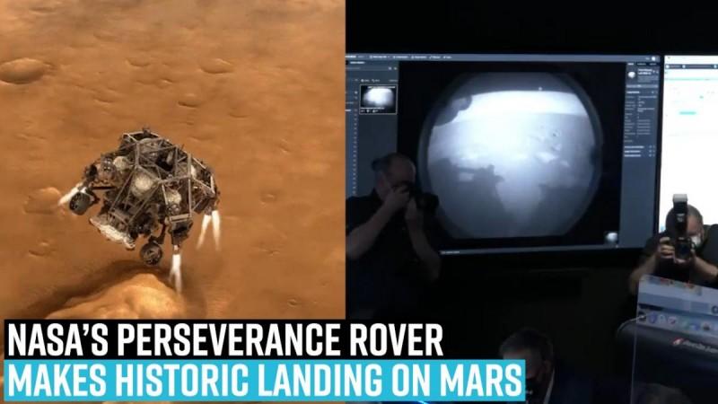 NASA’s Perseverance Rover Makes Historic Landing on Mars