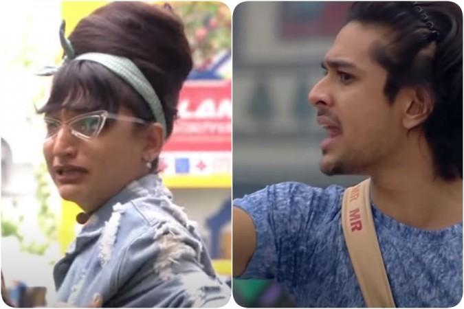 Dimpal Bhal (Left), Ramzan Mohammed (Right) Bigg Boss Malayalam