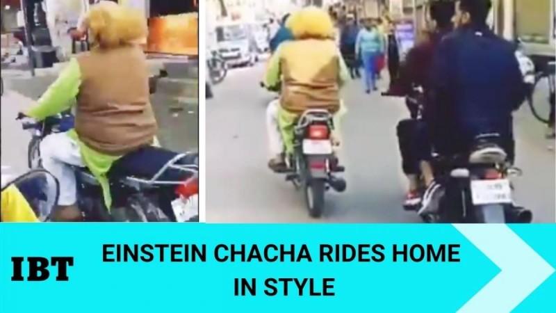 Einstein Chacha released from police custody; rides home in style