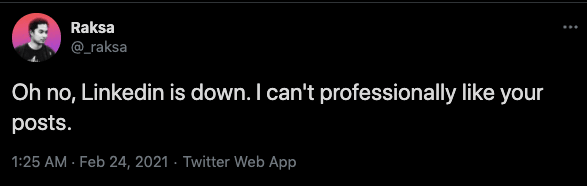 Linkedin Down