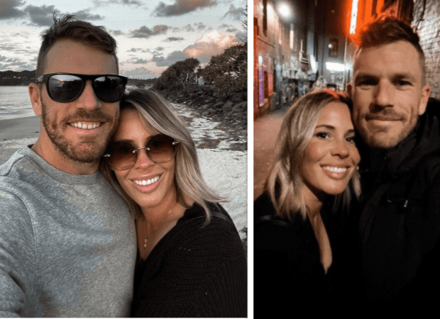 Aaron Finch and Amy Aaron Finch and Amy