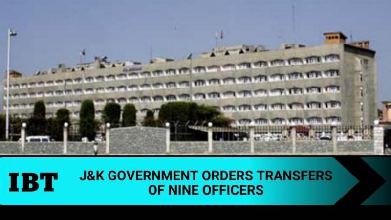 J&K Government orders transfers