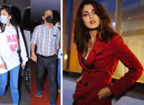 Rhea Chakraborty with her father
