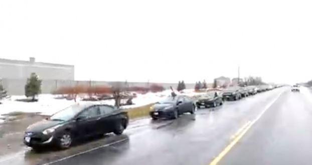 Tiranga and Mapple car rallyn was organised in Brampton, Canada on Sunday. Car rally