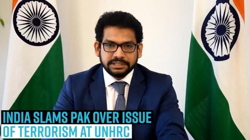 India slams PAK over issue of terrorism at UNHRC India slams PAK over issue of terrorism at UNHRC