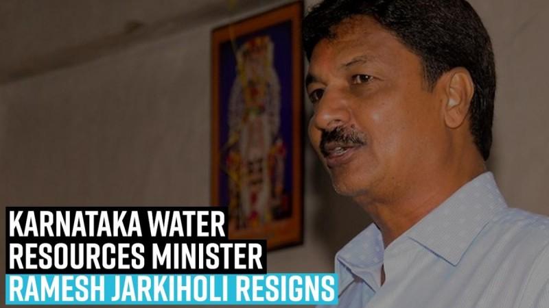 Karnataka Water Resources Minister Ramesh Jarkiholi resigns