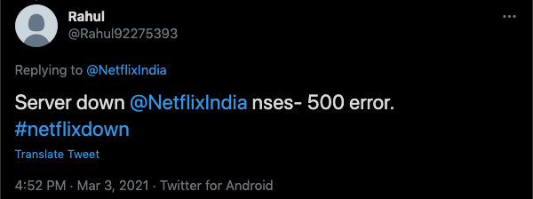 Netflix down