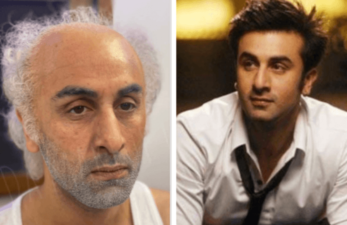 Ranbir Kapoor goes bald and old for latest advertisement, pictures go viral  - IBTimes India