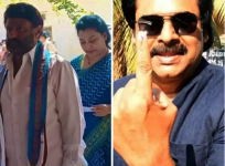 Balakrishna, Pawan Kalyan at polling booths- AP Municipal Elections