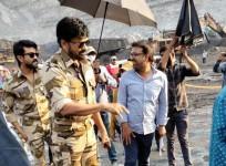 Chiranjeevi from the sets of Koratala Siva's Acharya