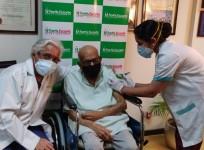 107-year-old Delhi man gets Covid vaccine shot