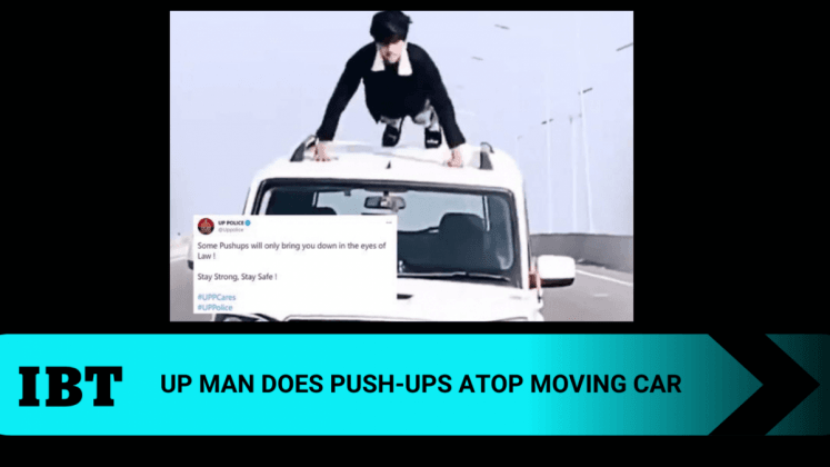 Man does push-ups on moving car, here's what UP Police rewarded him ...