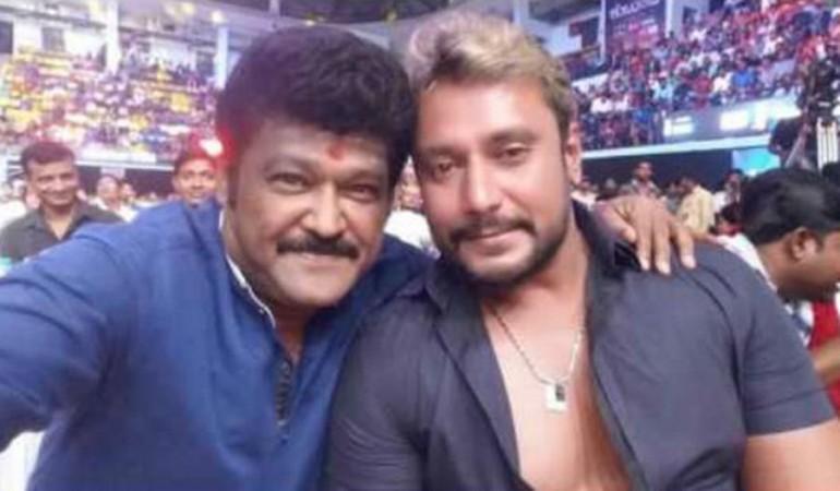 Jaggesh and Darshan. Jaggesh and Darshan