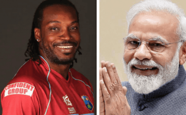 Chris Gayle, PM Modi