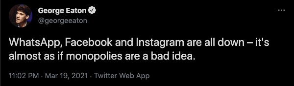 WhatsApp down