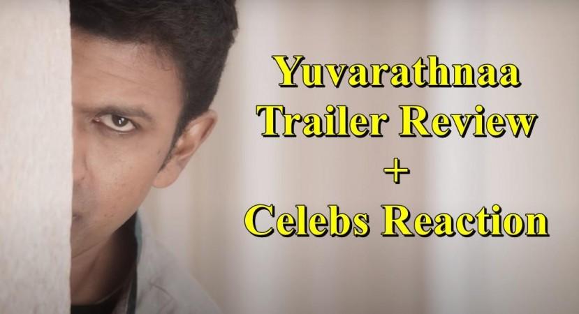 Check out celebs' reaction to Yuvarathnaa trailer. Yuvarathnaa Trailer Review and Celebs Reaction