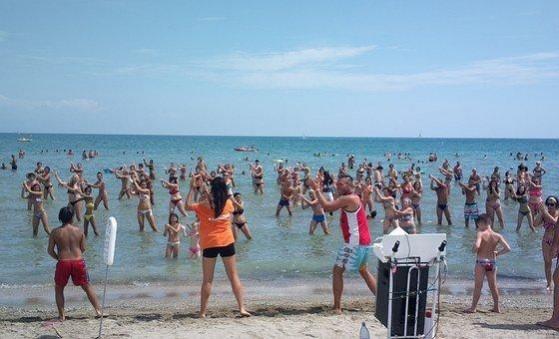 Spring break in Miami beach
