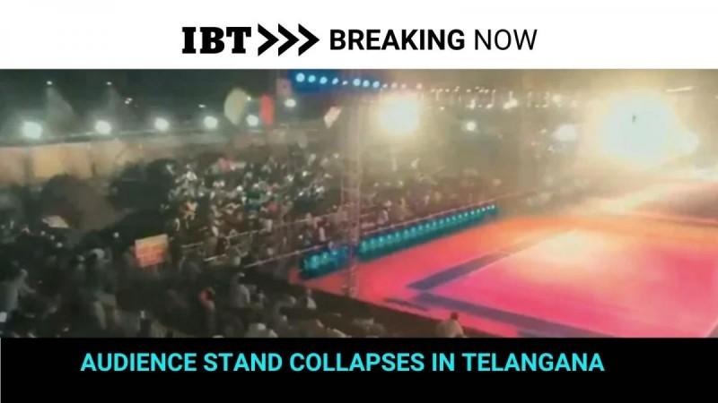 Audience stand at Telangana's kabaddi championship collapses; several injured [watch]