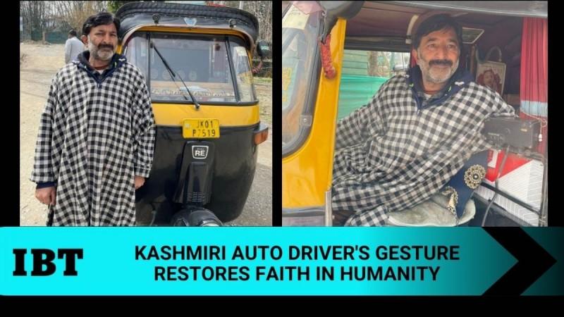 Kashmiri auto driver