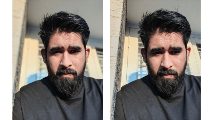 OnePlus 9 Pro camera sample - Selfie in normal   portrait mode OnePlus 9 Pro camera sample