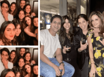 Sussanne Khan, Arslan Goni, Ekta Kapoor, Krystle D'Souza