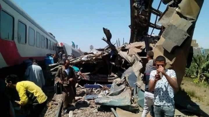Egypt train crash Egypt train crash