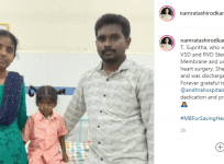 Namrata Shirodkar's Instagram post on Mahesh Babu's help to save a kid