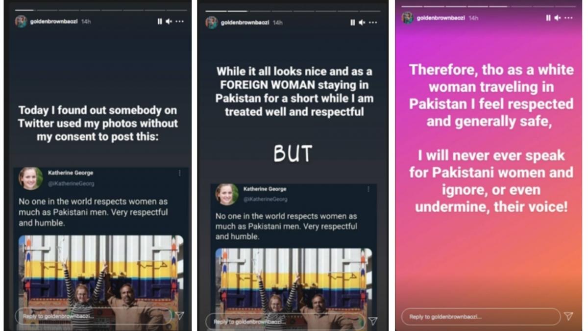 Who is Katherine George; pro-PAK Twitter account fake, used for propaganda