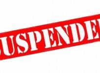 suspended
