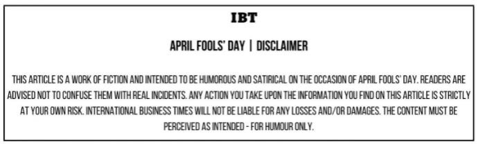 April Fools' Day Disclaimer