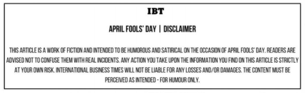 April fool