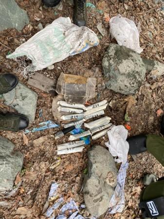 Explosives recovered