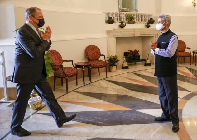 India's External Affairs Minister S. Jaishankar with his Russian counterpart Sergey Lavrov India's External Affairs Minister S. Jaishankar with his Russian counterpart Sergey Lavrov