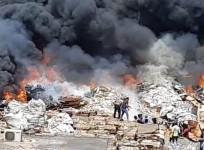 Fire at scrapyard leads to panic in Andhra SEZ