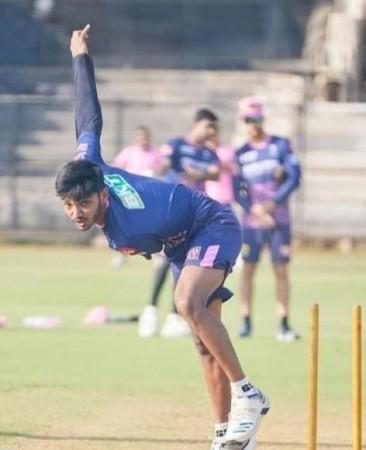 Chetan Sakariya.(photo:Instagram) Chetan Sakariya