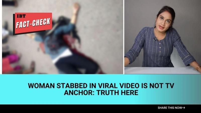 Fact check: Woman stabbed in viral video not TV journalist for her Kumbh coverage