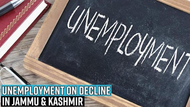 Unemployment on decline in J&K