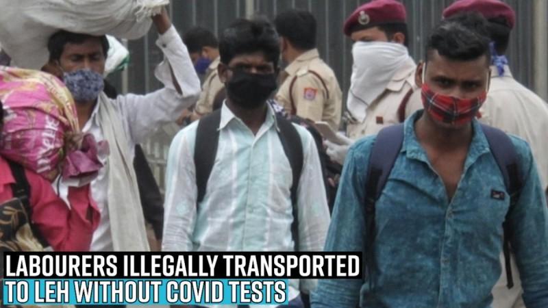 Labourers illegally transported to Leh without COVID tests; FIR against GREF officials